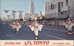 Greetings from L'il Tokyo - Annual Nisei Week Parade Postcard