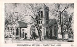 Presbyterian Church, Marysville, Ohio Postcard