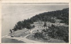 Emery's Black and White Cabins, Salisbury Cove Postcard