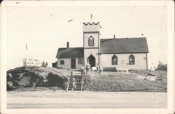 Bruce Mines Museum & Library, Former Presbyterian Church Postcard