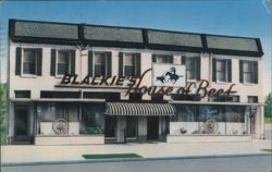 BLACKIE'S House of Beef Restaurant Postcard