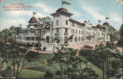Hotel Colfax, Mineral Springs and Baths Postcard