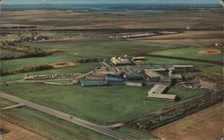Lake Region Junior College Aerial View Campus Postcard