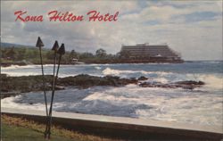 Kona Hilton Hotel, Kailua-Kona Coast Postcard
