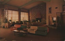 St. Anthony Retreat Reception and Assembly Hall Interior Postcard