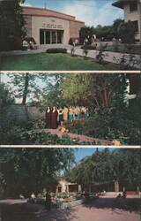 Sacred Heart Retreat House, Chapel, Rosary Procession Postcard