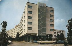 International Hotel, New York International Airport Postcard