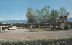 El Camino Motel - Canon City, CO - U.S. 50, Abbey School Postcard