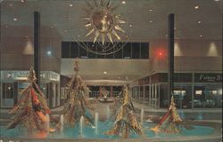 The Mall Main Entrance, Pontiac, Michigan Postcard