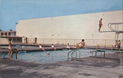 Chaffey College Swimming and Diving Pools Postcard