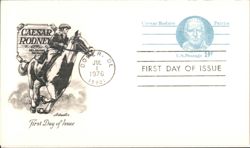 Caesar Rodney Delaware Patriot First Day of Issue 1976 Postcard