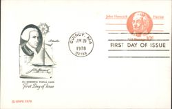 John Hancock Patriot 10c First Day of Issue Postcard