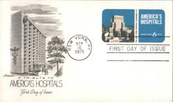 America's Hospitals First Day of Issue 1971 Postcard