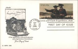 Lewis & Clark Expedition 1806 First Day of Issue Postcard