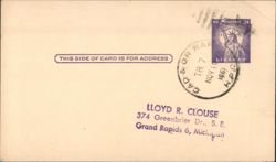 Personal Message - Never Show Up Postcard