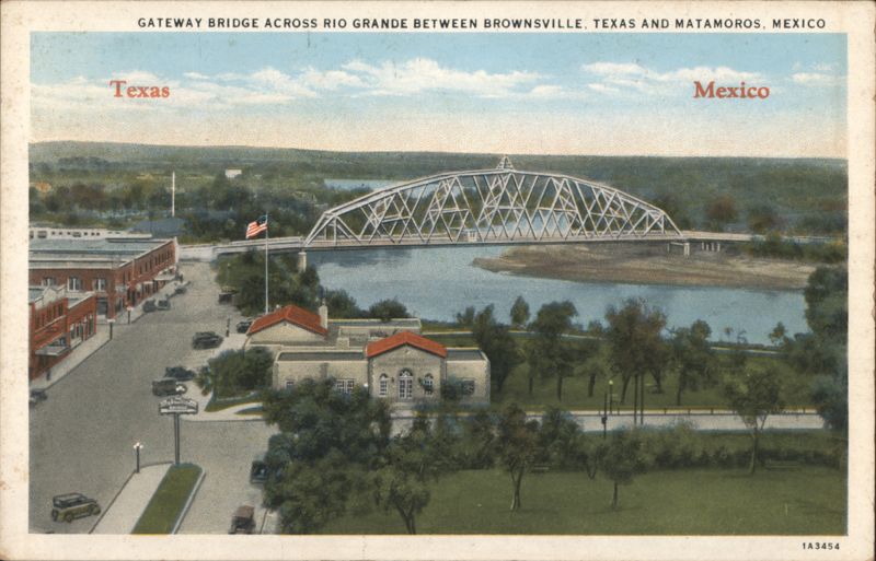 Gateway Bridge Rio Grande Brownsville TX Matamoros Mexico Texas