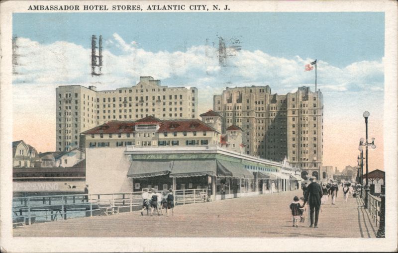 Ambassador Hotel Stores, Boardwalk View Atlantic City New Jersey