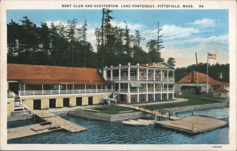Boat Club and Auditorium, Lake Pontoosuc Pittsfield Massachusetts