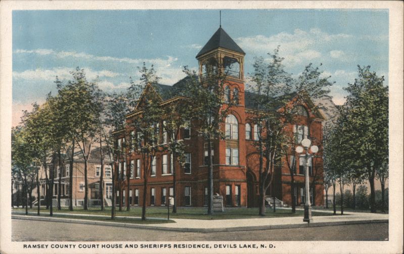 Ramsey County Court House & Sheriff's Residence Devils Lake North Dakota