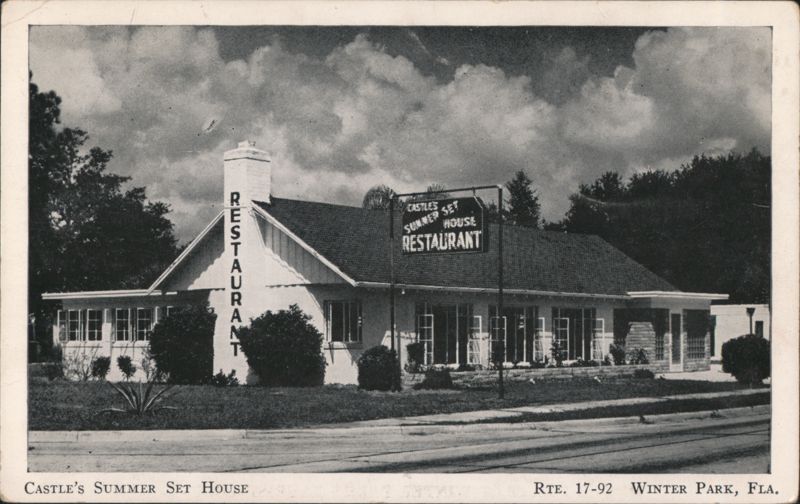 Castle's Summer Set House Restaurant Winter Park Florida