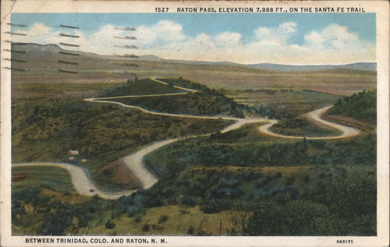 Raton Pass, 7,888 Ft., Santa Fe Trail, Trinidad, CO Colorado
