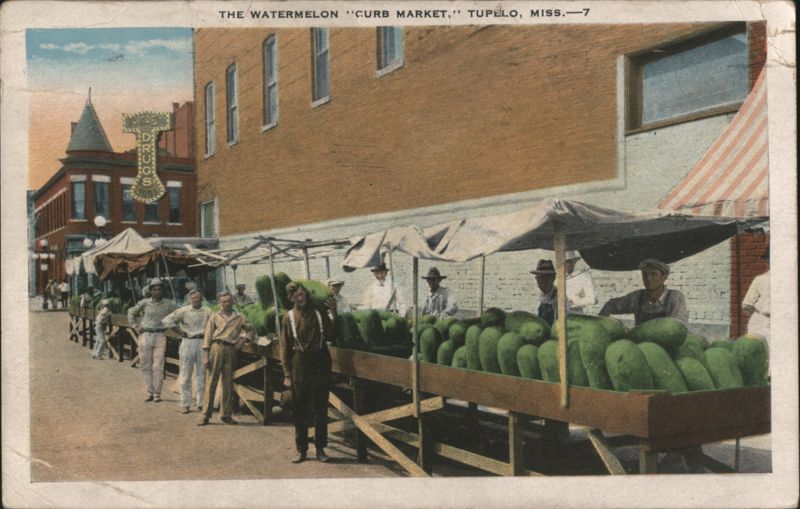 Watermelon Curb Market, Tupelo, MS Mississippi