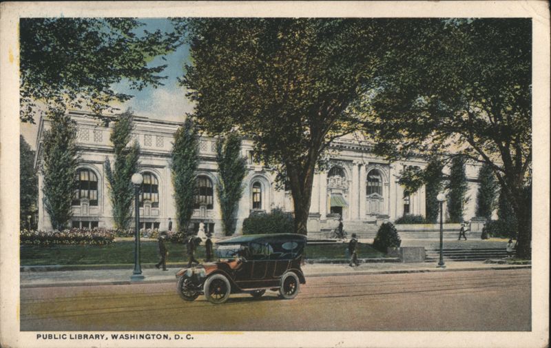 Public Library, Washington, D.C. - White Marble Building District of Columbia