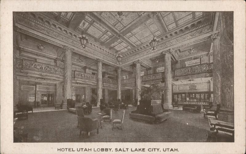 Hotel Utah Lobby, Salt Lake City
