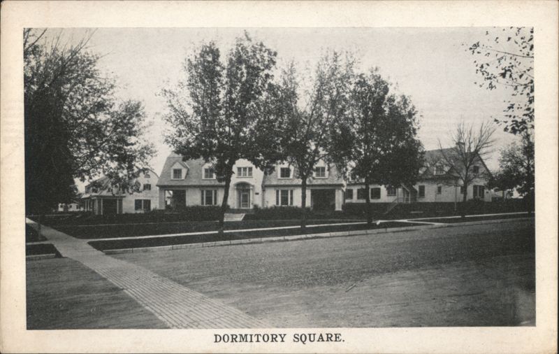 Dormitory Square, Colorado State Teachers College, Greeley CO