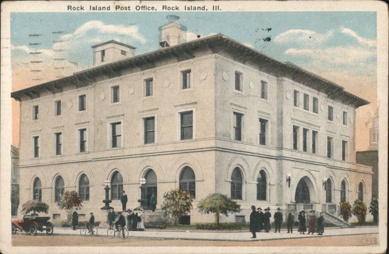 Rock Island Post Office, Rock Island, IL Illinois