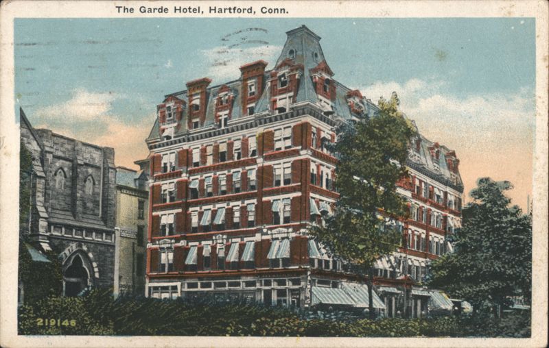 The Garde Hotel, Hartford, Conn. Connecticut