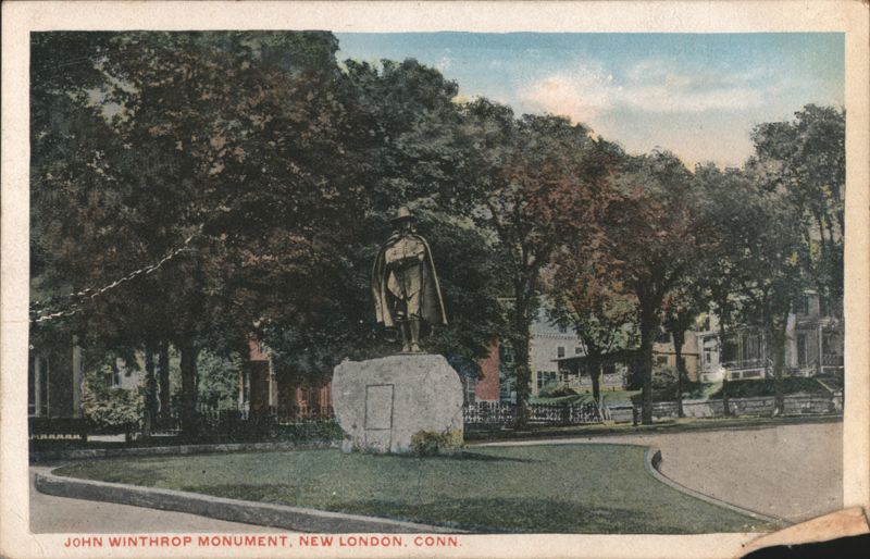 John Winthrop Monument, New London, CT Connecticut