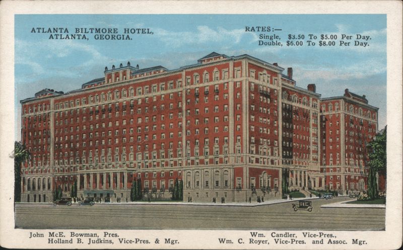 Atlanta Biltmore Hotel, Rates Georgia