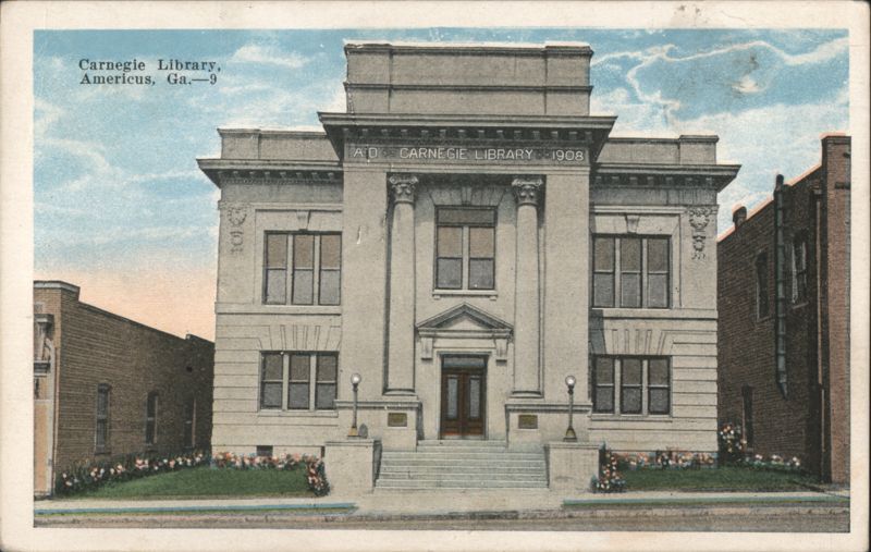 Carnegie Library, Americus, GA - 1908 Georgia