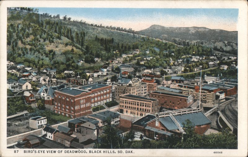 Bird's Eye View of Deadwood South Dakota