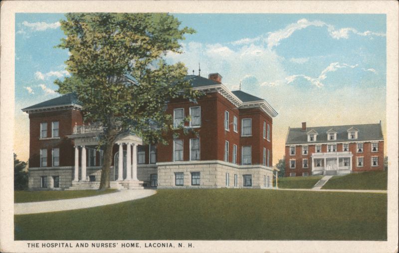 Hospital and Nurses' Home, Laconia, NH New Hampshire