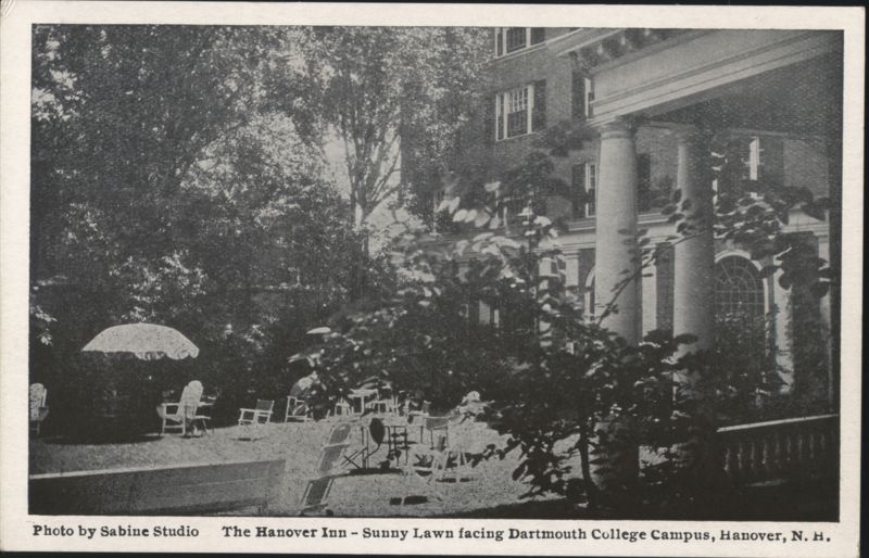 The Hanover Inn - Sunny Lawn facing Dartmouth College Campus New Hampshire