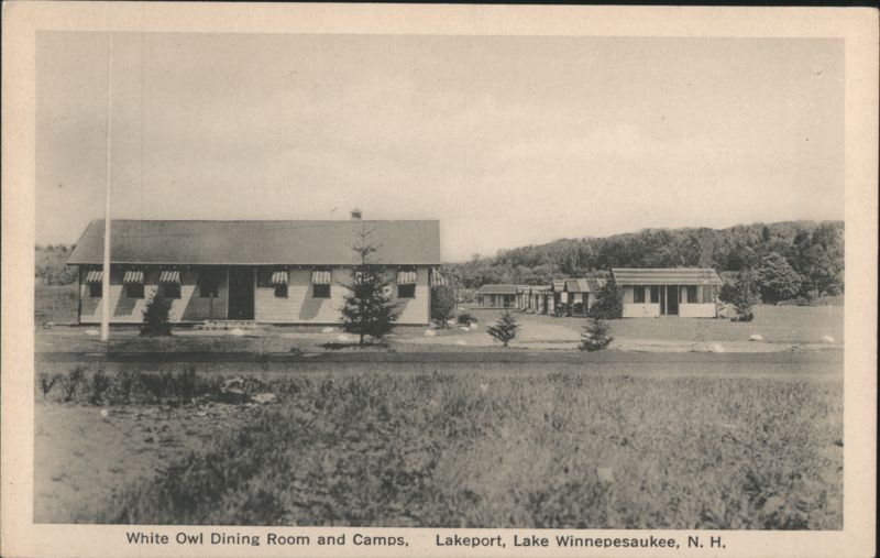 White Owl Dining Room and Camps, Lake Winnipesaukee Lakeport New Hampshire