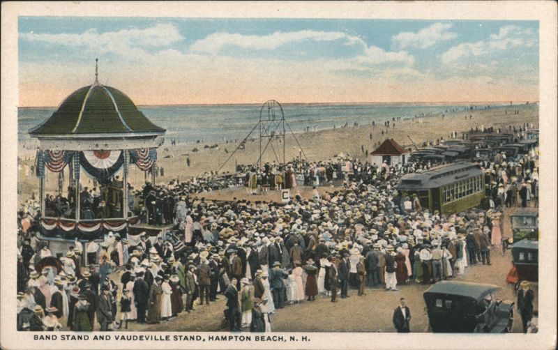 Band Stand & Vaudeville Stand, Hampton Beach New Hampshire