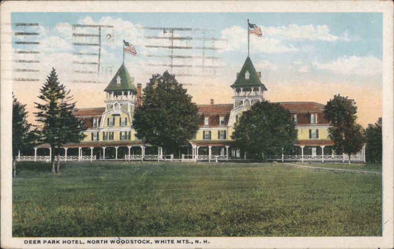 Deer Park Hotel, North Woodstock, White Mountains New Hampshire
