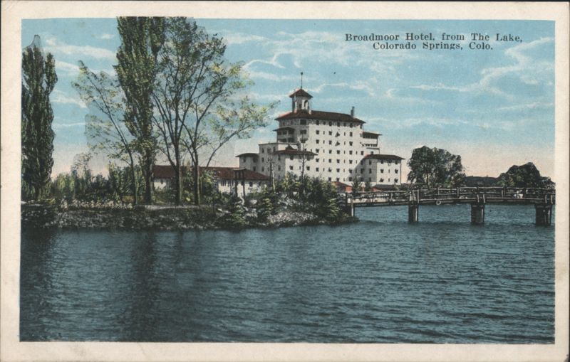 Broadmoor Hotel from The Lake, Colorado Springs, CO