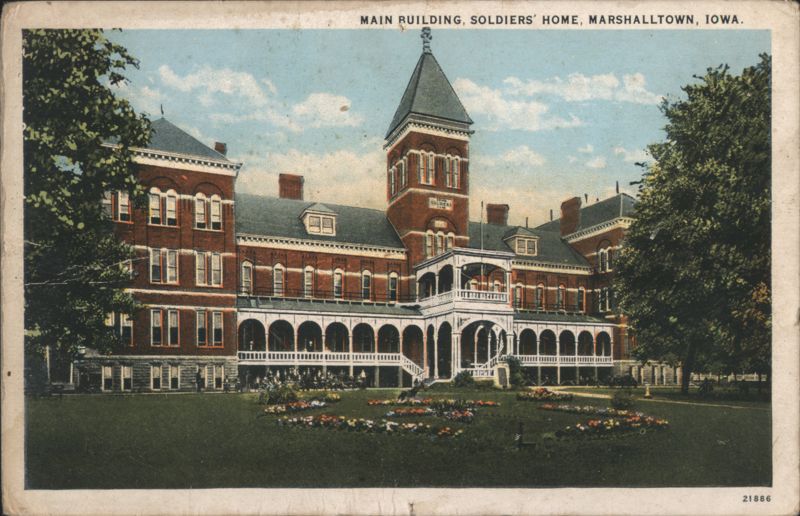 Main Building, Soldiers' Home, Marshalltown, IA Iowa