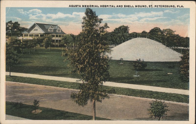 Agusta Memorial Hospital and Shell Mound, St. Petersburg Florida