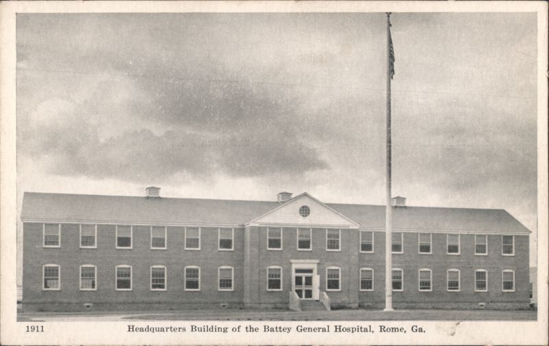 Headquarters Building of the Battey General Hospital Rome Georgia