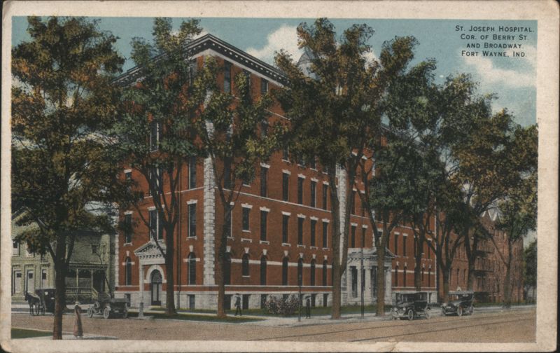 St. Joseph Hospital, Berry St & Broadway, Fort Wayne Indiana