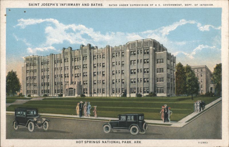 Saint Joseph's Infirmary and Baths, Hot Springs National Park Arkansas