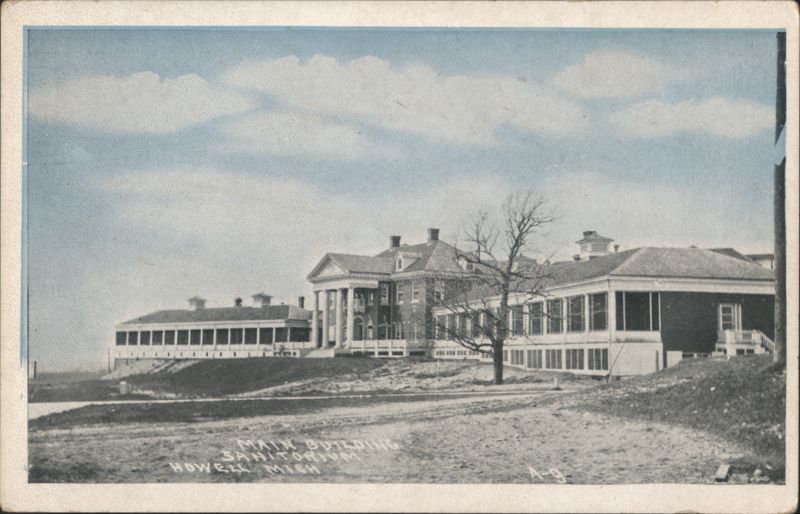 Main Building Sanitarium Howell Michigan