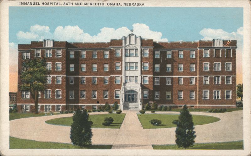 Immanuel Hospital, 34th and Meredith, Omaha, NE Nebraska