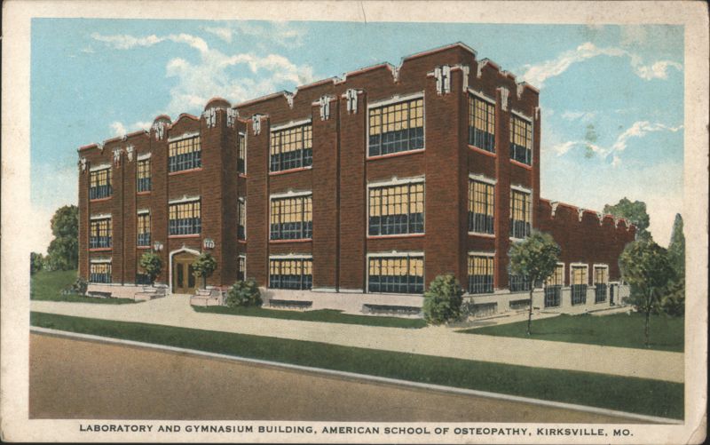 Laboratory & Gymnasium, American School of Osteopathy Kirksville Missouri