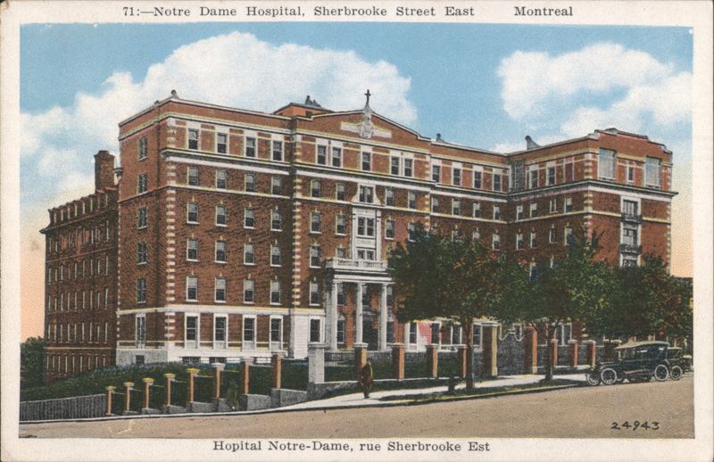 Notre Dame Hospital, Sherbrooke Street East Montreal QC Canada